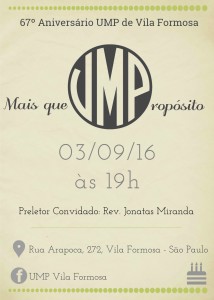 Convite - Aniversário UMP.2016